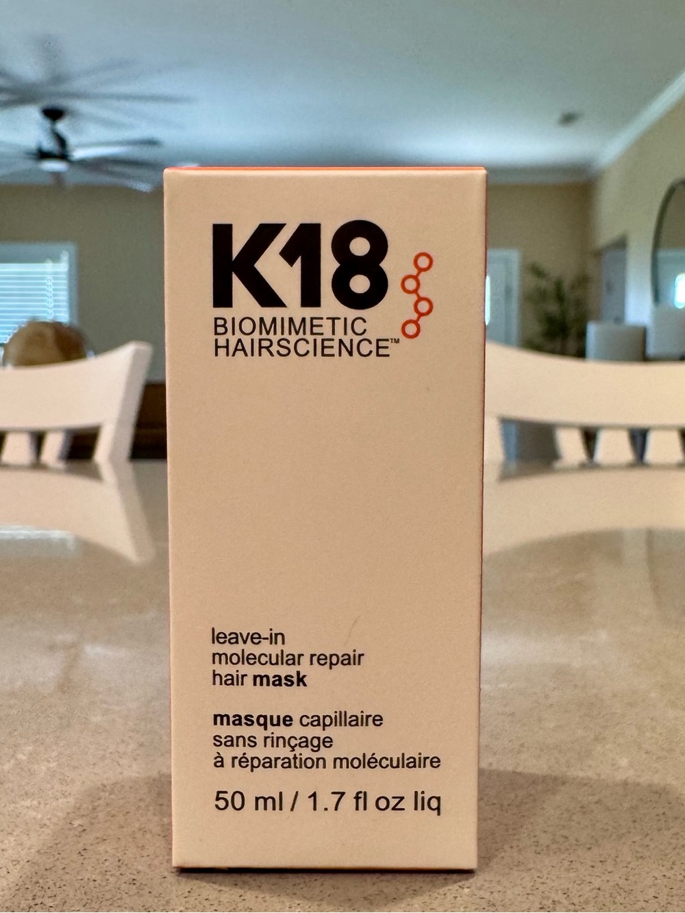 K18 leave-in molecular hair repair mask